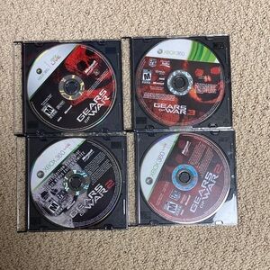 Microsoft Xbox 360 Gears of War Series - 1,2 & 3 and bonus disc